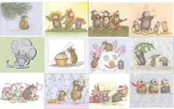 Cartoon Mouse  Transparent Clear Silicone Stamp Seal DIY Scrapbooking photo Album Decorative Clear Stamp W1591