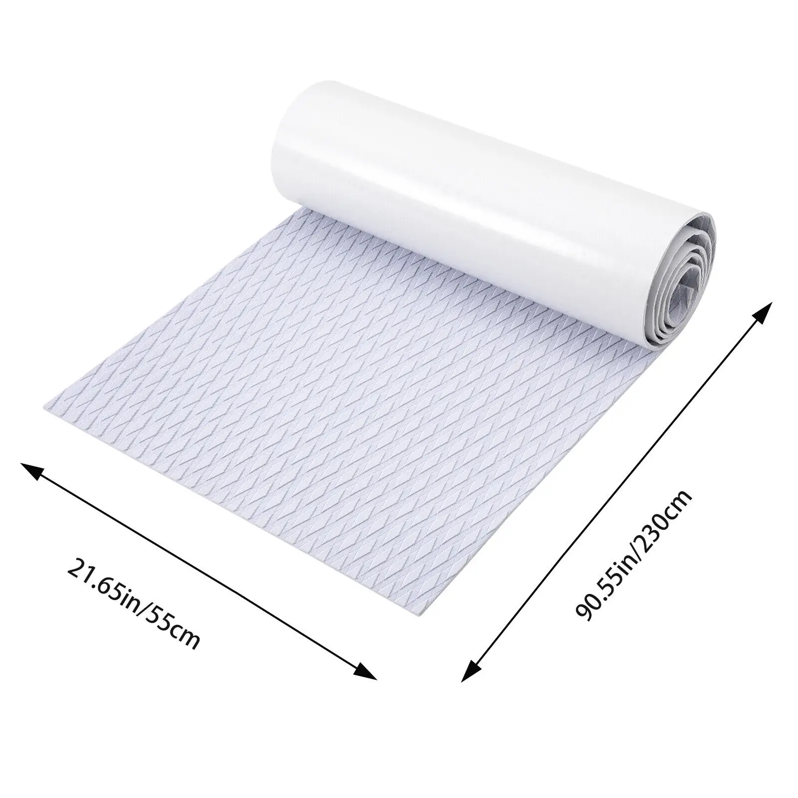 Tikar Lantai Laut Perahu Busa EVA Modern Karpet Anti Selip Bantalan Dek Jati Berlian