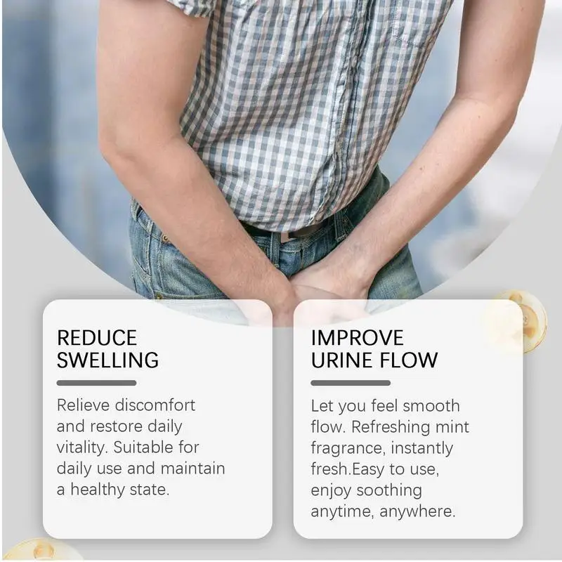 전립선 웰니스 비강 흡입기 1.8mL 코 전립선 케어 스틱 호흡용 이중 기능 건강 관리 남성용 비강 스프레이