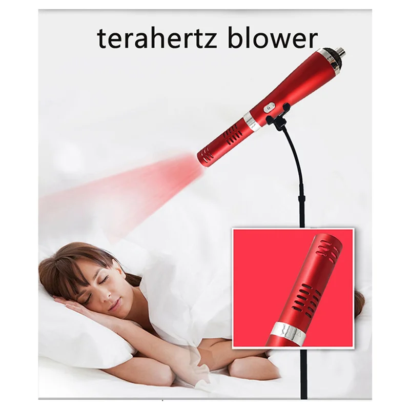 HIM-2X 테라헤르츠 치료 장치 Thz 송풍기 지팡이 건강한 물리 치료 플레이트 전기 난방 치료 마사지 미국 플러그