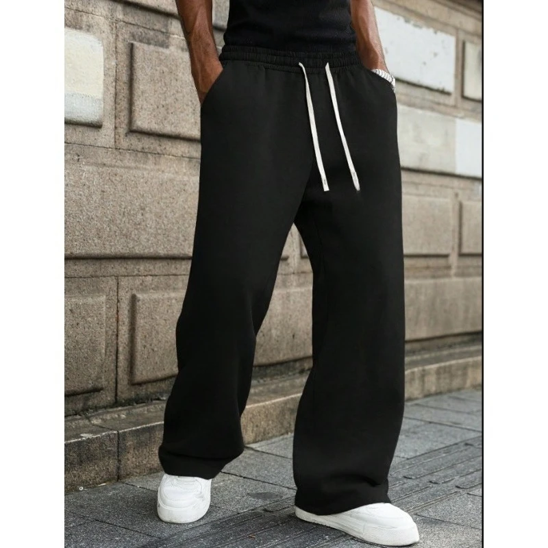 سراويل رياضية كاجوال فضفاضة للرجال متعددة الوظائف على طراز الشارع للركض للخريف والشتاء نمط جديد مناسب لكل من الرجال والنساء