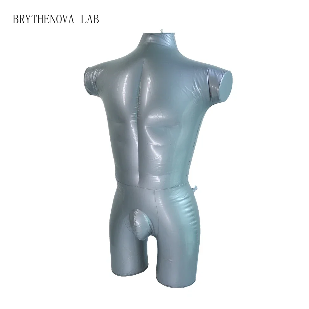 1Piece Inflatable Male Torso Top Mannequin Body Half PVC Model Clothing Display Model