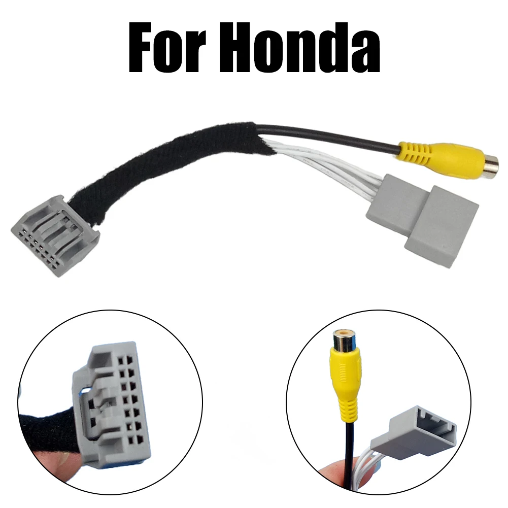 

Rear Camera Installation Black 14 Pin Adapter Cable 14 Pin Cable For Honda Wear-resistant High Universality Fitment
