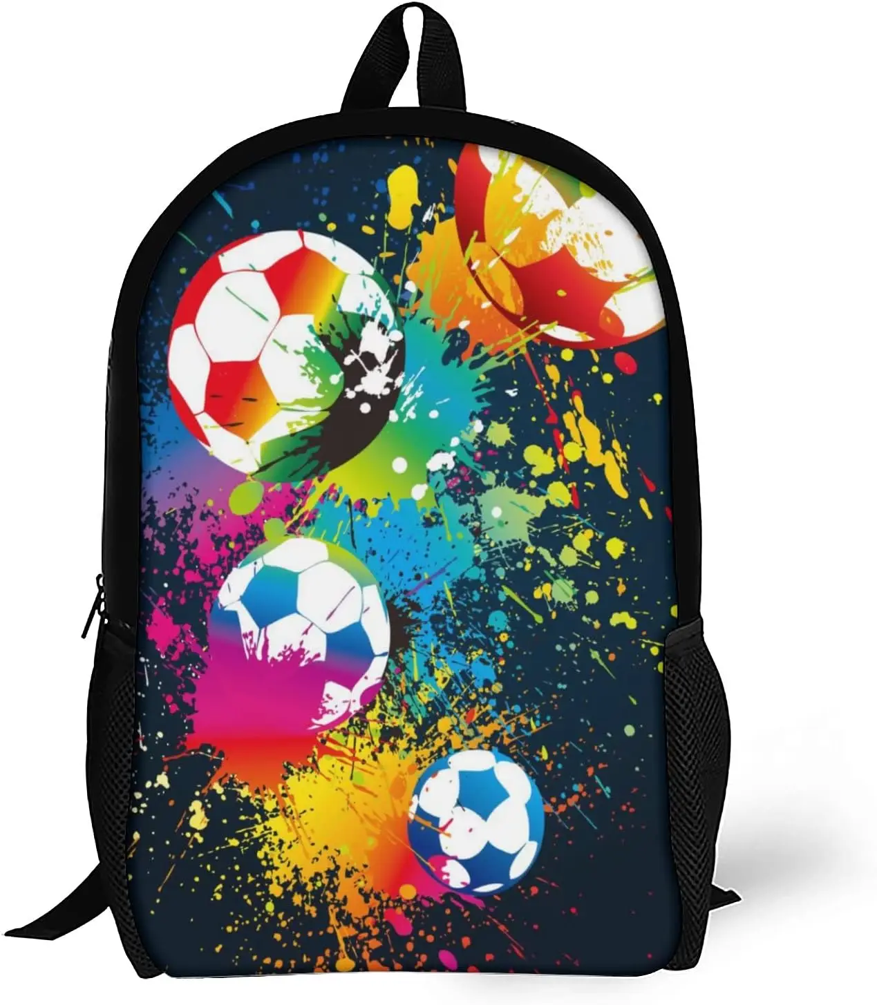 

16 Inch American Football Backpack Boys Kids School Bag Soccer Pattern Bag Men Outdoor Travel Bag Laptop Sports Backpacks