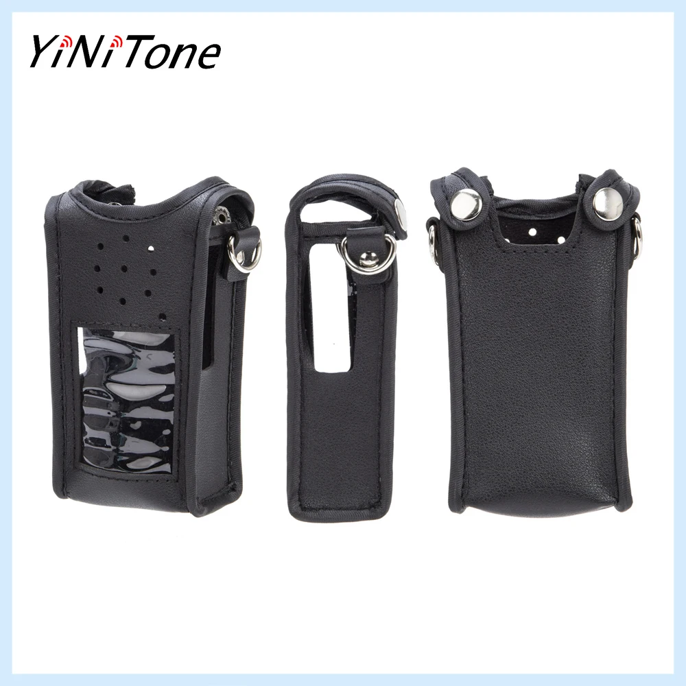 

Soft Leather Case Universal Bag For Secure Storage and Protection Baofeng UV-9R Plus BF-A58 BF-9700 GT-3WP Walkie Talkie
