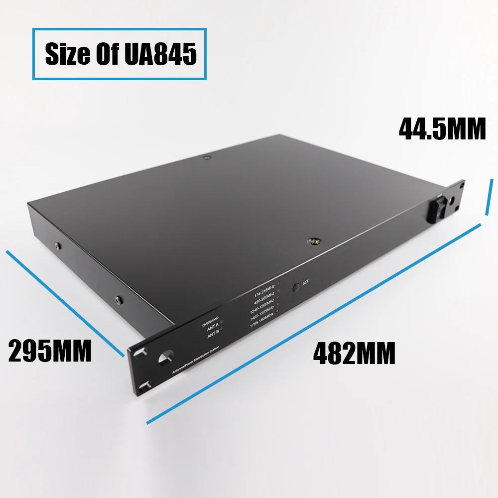 Leicozic UA845 UA874 UHF 안테나 배전 시스템 마이크 무선 강화 장치 용 RF 신호 분배기 460-950Mhz