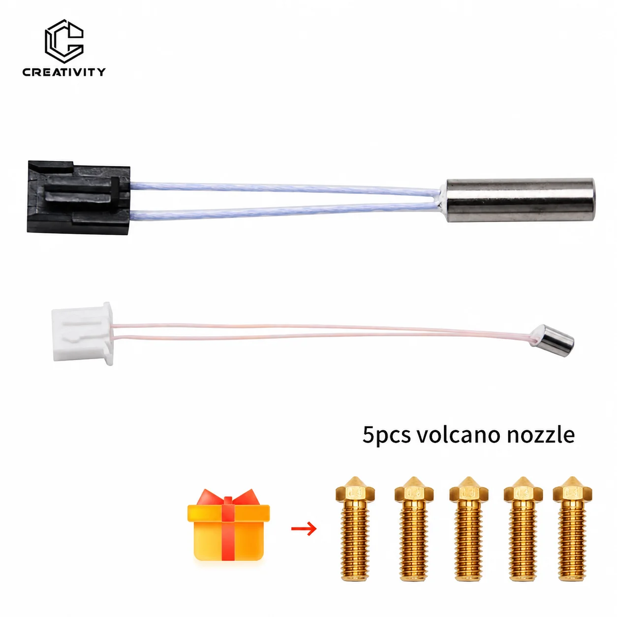 Sidewinder X1 Thermistor Temperature Sensor 24V 64W Cartridge Heater Heating Tube  For Sidewinder X1 Sidewinder X2 Genius Pro