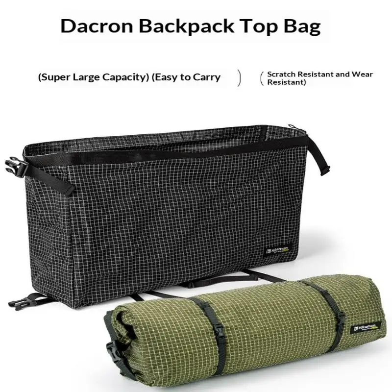Multifunktionaler Dacron-Rucksack mit leichter, erweiterbarer Aufbewahrungstasche, perfekt zum Wandern, Camping und Backpacking. – Detail 5