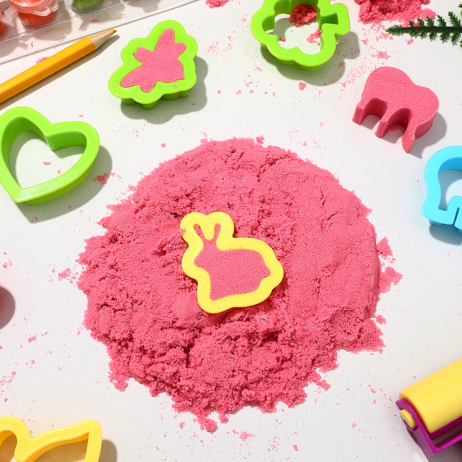 Clay Mold Kit Assorted Colors Butterfly Cutters Roller Kids Clay Modeling Tool Children DIY Crafts Accessories