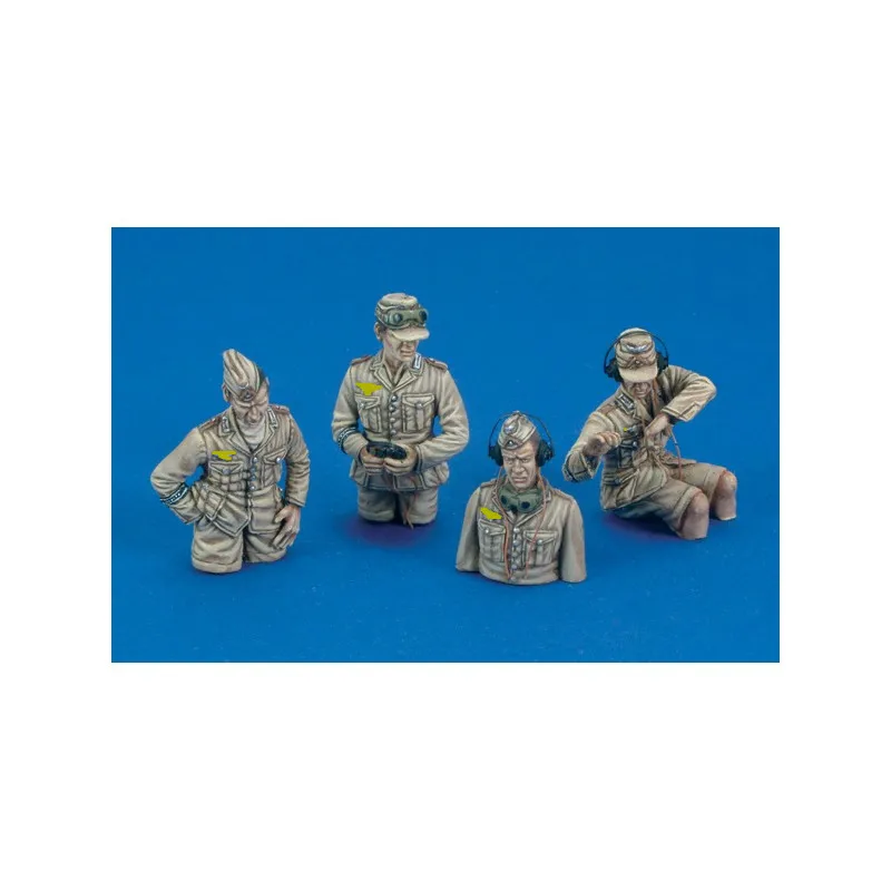 Kit d\'assemblage de figurines en résine moulée sous pression, modèle non peint, échelle 1/35, 4 personnes, livraison gratuite