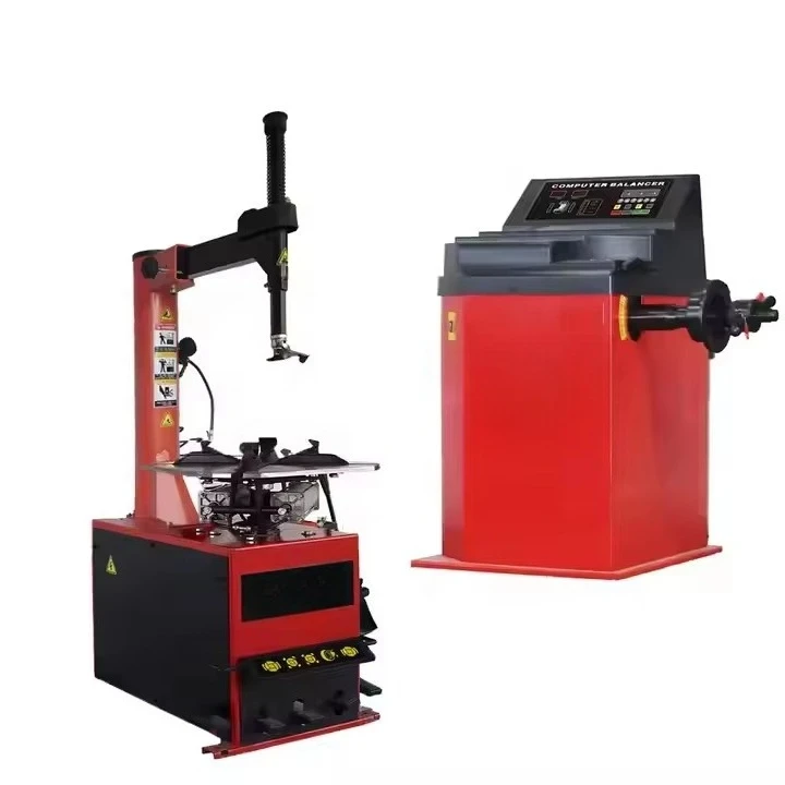 CE Certified Hydraulic Tire Changer Machine for Car Tire Repair Wheel Balancer Combo Multi-Voltage Made in China