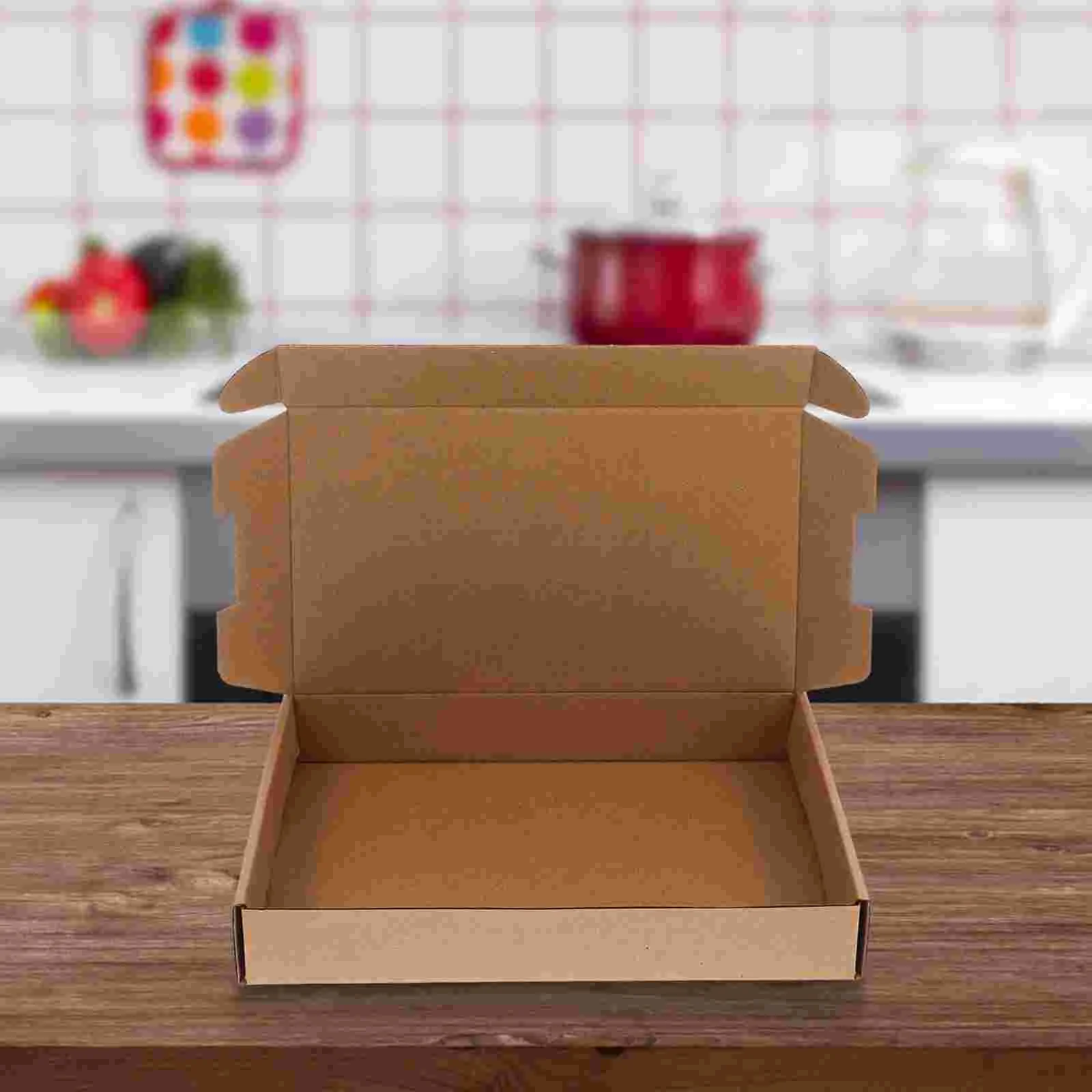 10 Pcs Takeaway Cardboard Boxes Paper Shipping Aircraft Carton Packing for Small Business
