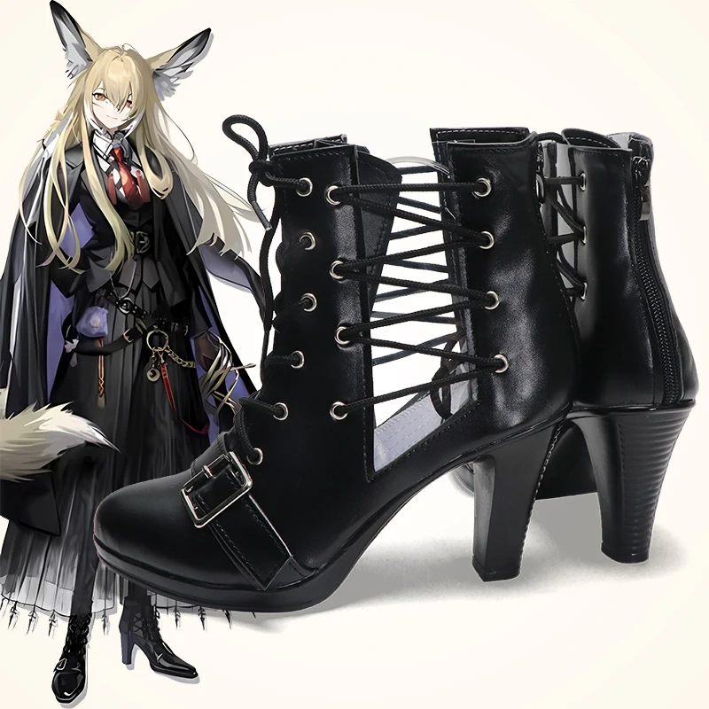 

Vulpisfoglia Cosplay Game Arknights Shoes Cosplay Vulpisfoglia Shoes Boots Halloween Xmas Play Role Props