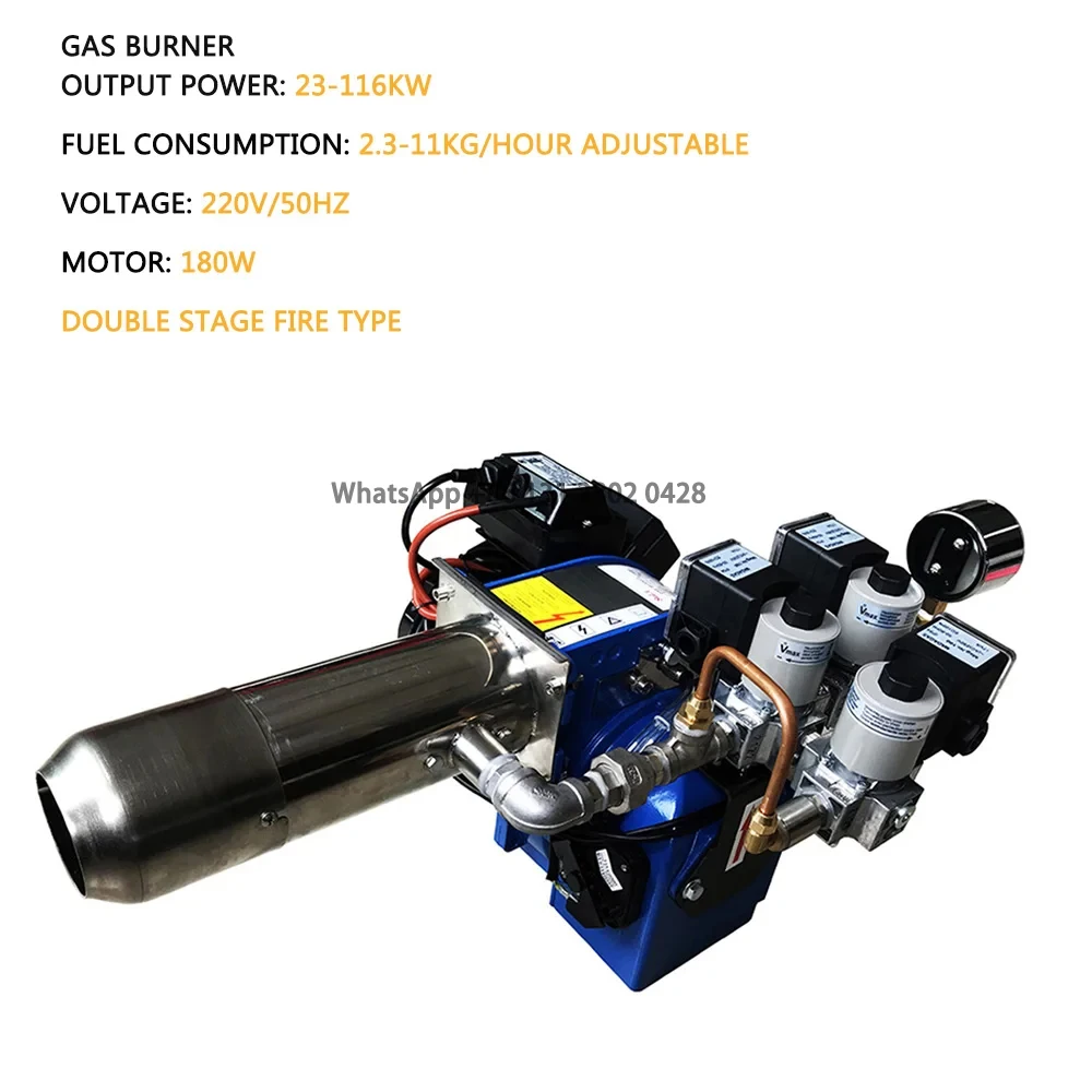 23-116KW Palnik niskiego azotu Gaz ziemny Biogas Gaz płynny Proszek natryskowy Farba do pieczenia Kocioł Ogrzewanie Olej odpadowy Super palnik