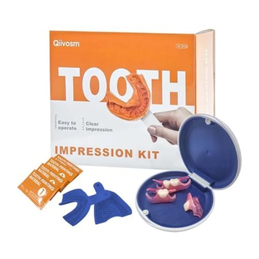 

Removable Partial Dentures Set, Multi-Tooth Coverage, with Storage Case (2 Teeth )