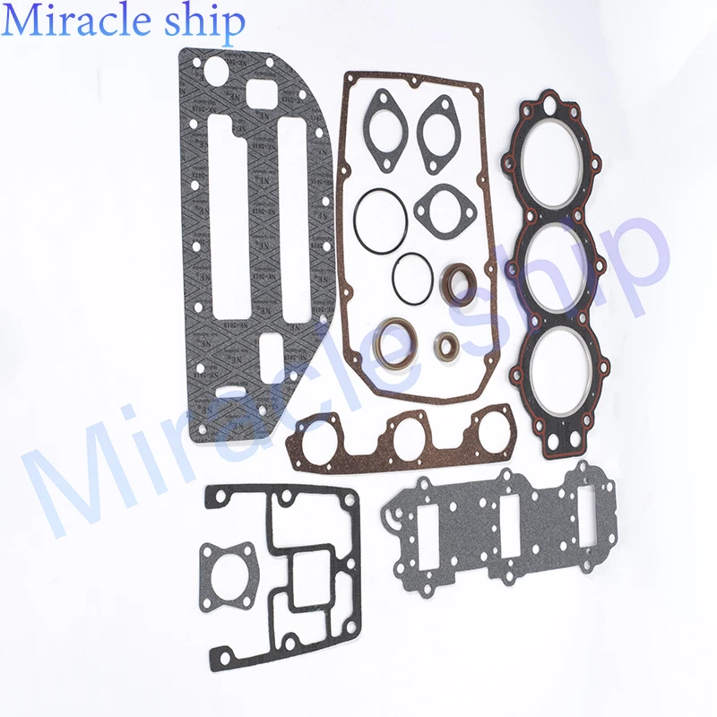 Power Head Gasket Set 0398047 438904 0438904 777421 398047 For Evinrude Johnson OMC 50HP 60HP 65HP 70HP 18-4323 3cyl 1986 & Up