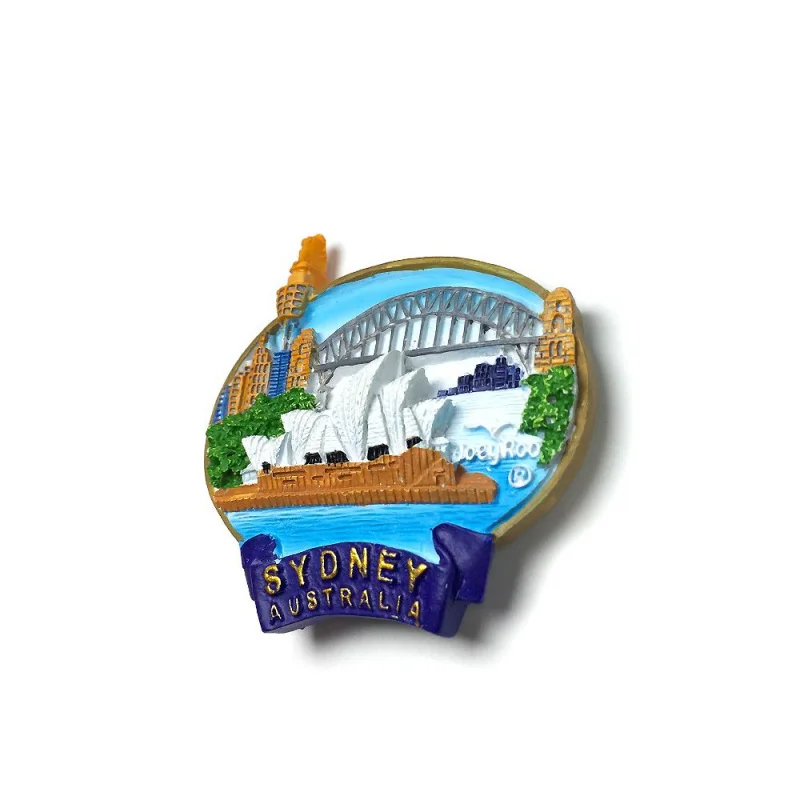 Australia Sydney Opera House Harbour Bridge 3D Resin Fridge Magnets Imanes Nevera Aimants Frigo Cute Refrigerator Magnets