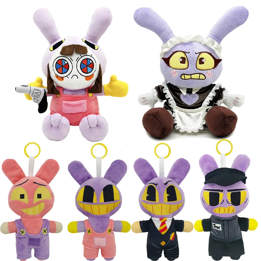 41style Hot Novidade: Brinquedos de Pelúcia Digitais Incríveis - Bonecos de Pelúcia de Palhaço de Circo e Coelho, Brinquedos de Pelúcia Temáticos para Crianças e Adultos, Presente Ideal