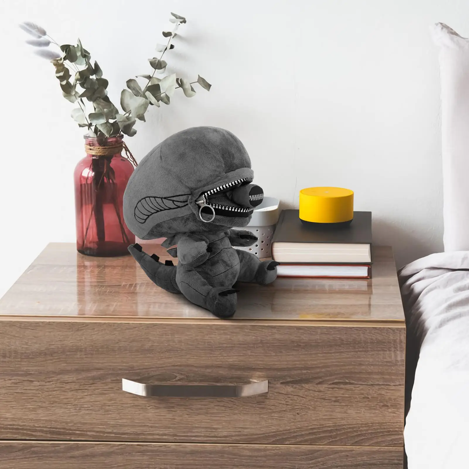 Cuscini Peluche a Forma di Animale con Cerniera, Giocattoli Imbottiti, Decorazione Cartoon, Regalo Trendy