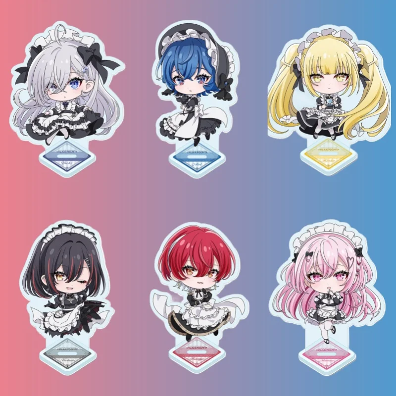 Playing Death Games to Put Food on the Table ANIME 10CM An Adorable Acrylic Figure Stand Ornament Collecting Keychain
