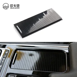 Car Inner Indoor Centre Console Roller Blind Cover Water Cup Holder Storage For Jaguar XFL XF XFL XE XE