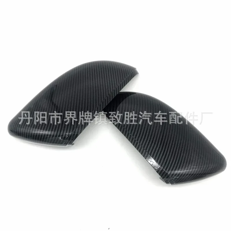 For VW Passat B7 CC Magotan Carbon Fiber Rearview Mirror Cover Cap Trim 2012-2018 Water Transfer Printing Auto Accessories