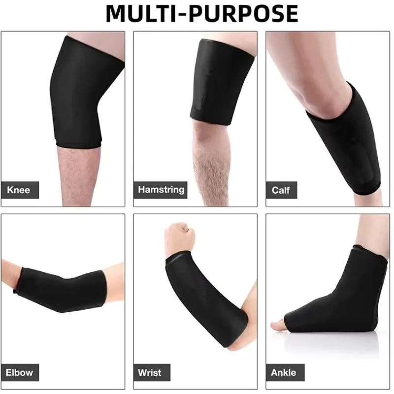 Multi‑Size Gel Hot Cold Therapy Sleeve Reusable Ice Pack for Knee Calf Ankle Arm Sports Injury Pain Relief