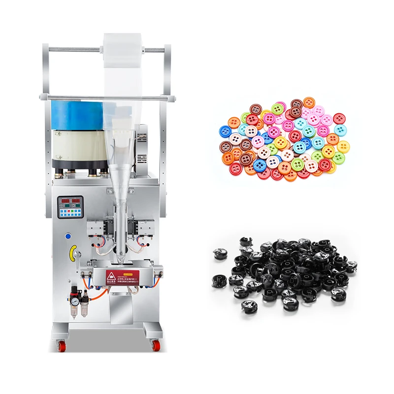 Automatic Weighing Buttons Bolts Plastic Parts Hardware Screw Counting Packing Machine