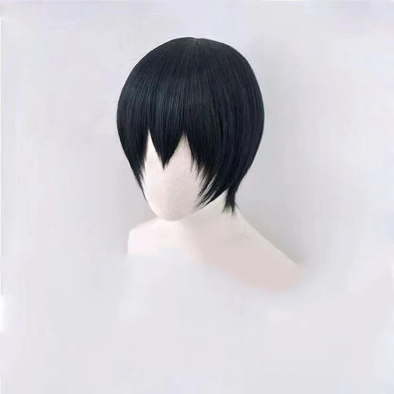 Tobio Kageyama personnage cheveux courts homme vêtements quotidiens Match universel Style court perruque Anime Haikyuu rôle modélisation couvre-chef