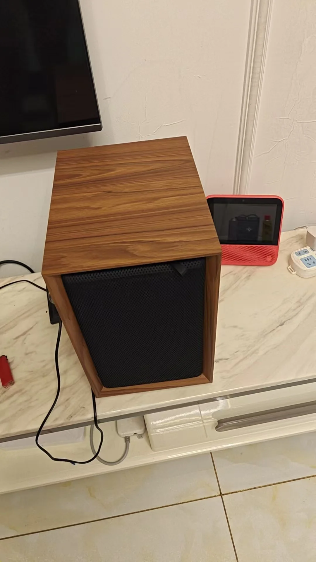 E8Q Wooden Shell 8in Full Range Passive Speaker Cabinet DIY Empty Box For Home HiFi Sound Build