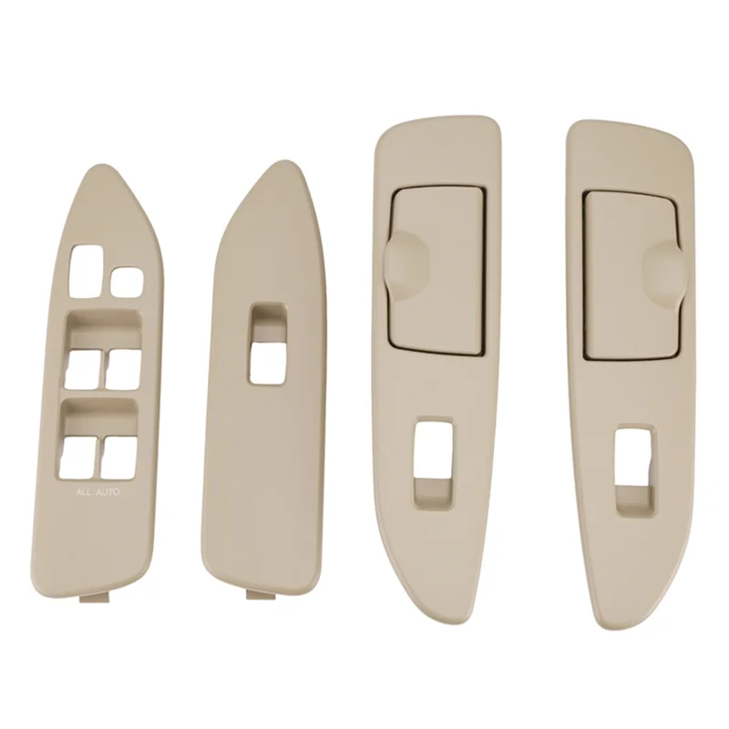 Car Window Regulator Cover Set Of 4Pcs For Toyota Land Cruiser FJ100 LC100 1997-2007 LHD Glass Lift Switch Panel - view 2