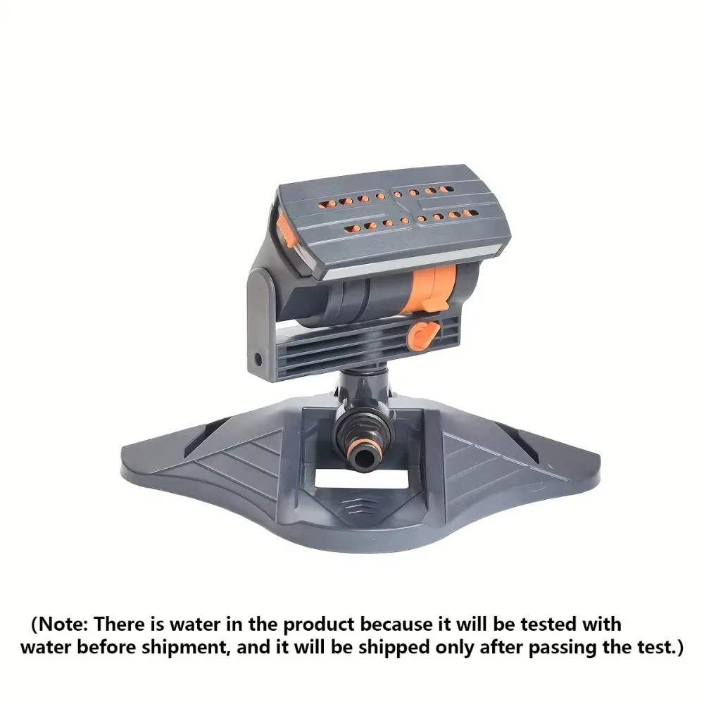 

Садовый спринклер с 16 отверстиями и 180 шт. ° Поворотная регулируемая головка с широким покрытием, поворотный спринклер для газона, автоматическая ирригационная система