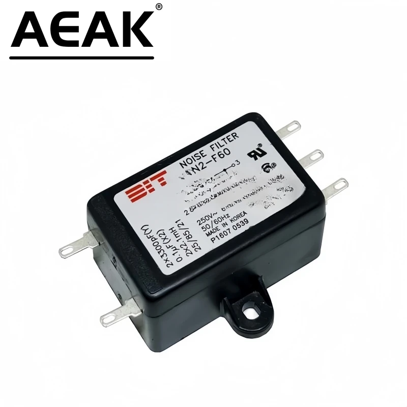 1PCS DIT NOISE Power filter CN2-F60 6A 250V 50-60HZ Single-phase EMI Original
