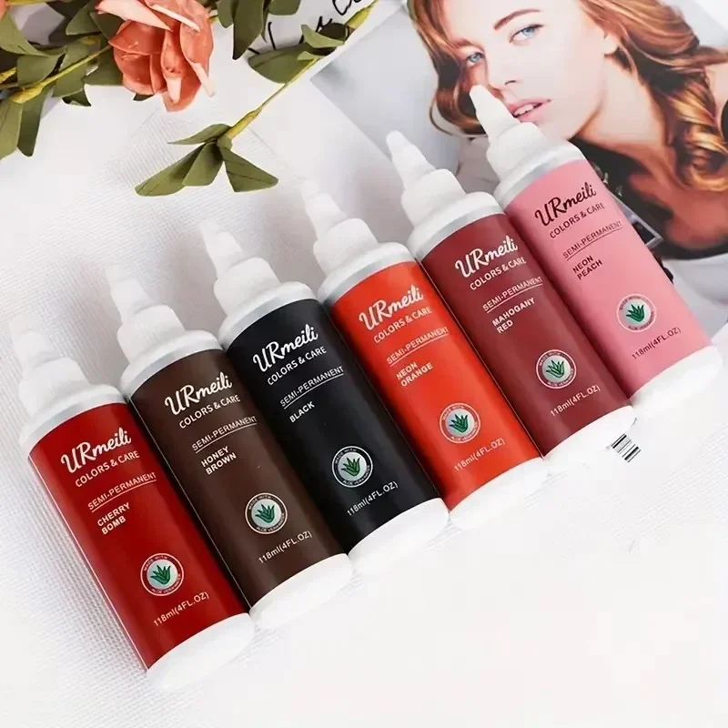 

Hair Dye Semi-Permanent Color Natural Non-sticky Hair Healing Dye Cream Barber Salon Household Long Lasting Multi-Colors