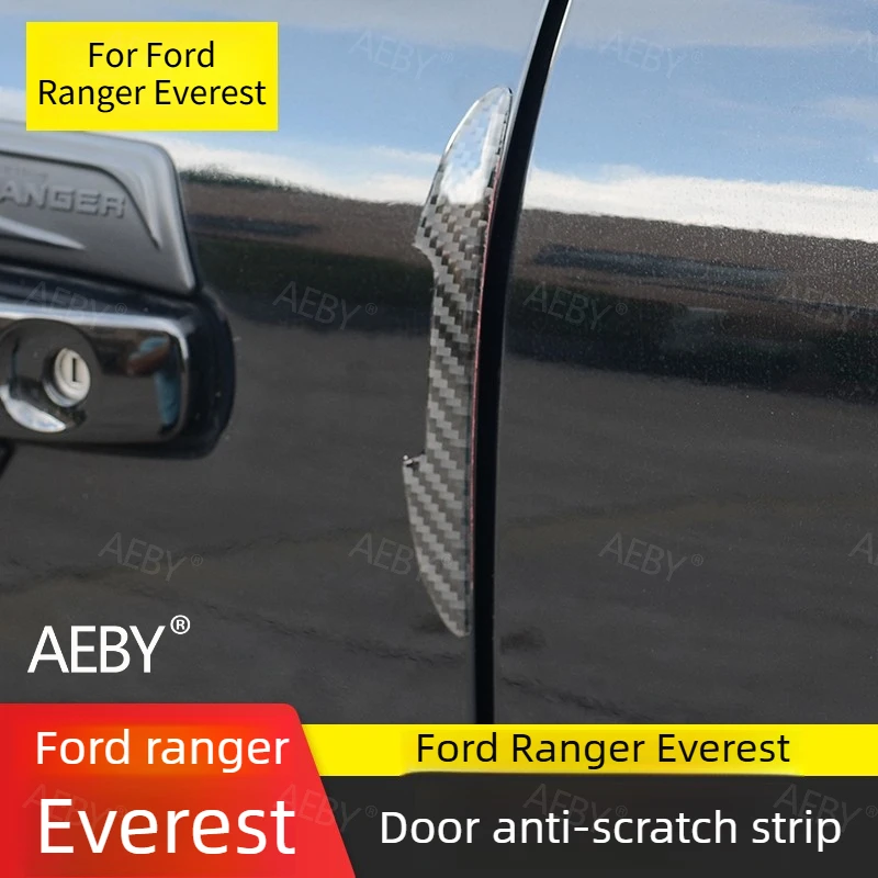

Для Ford Ranger Everest 2022-2026: резиновая защитная полоса для дверей автомобиля, защита от царапин, защита кромки двери, аксессуары.