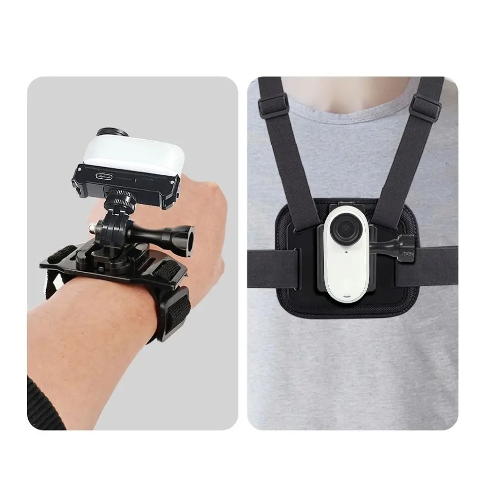 NEW Aluminum Alloy Action Camera Mount Quick Release Universal Camera Bracket Magnetic Charging Base Photography Accessories