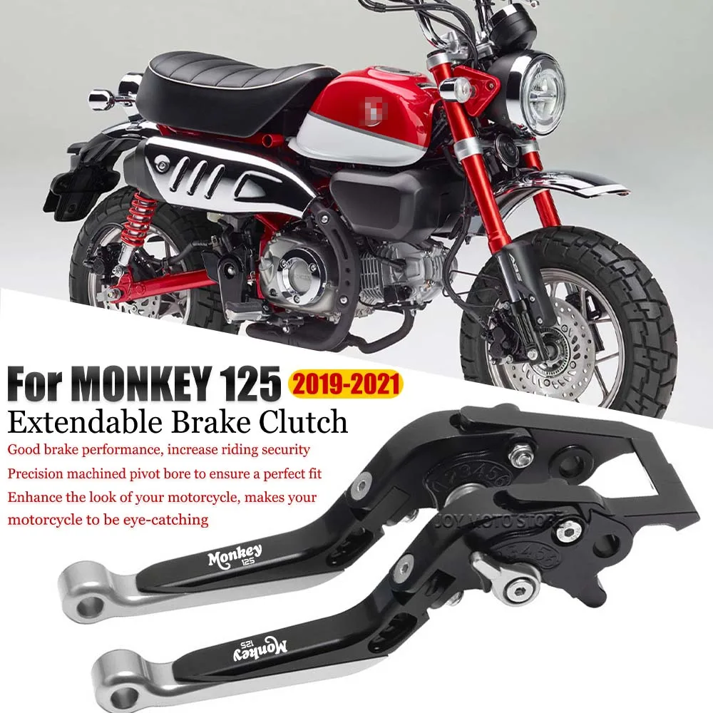 

For Honda honda Monkey monkey 125 2019-2021 Motorcycle Accessories CNC Adjustable Folding Extendable Brake Clutch Levers Handle