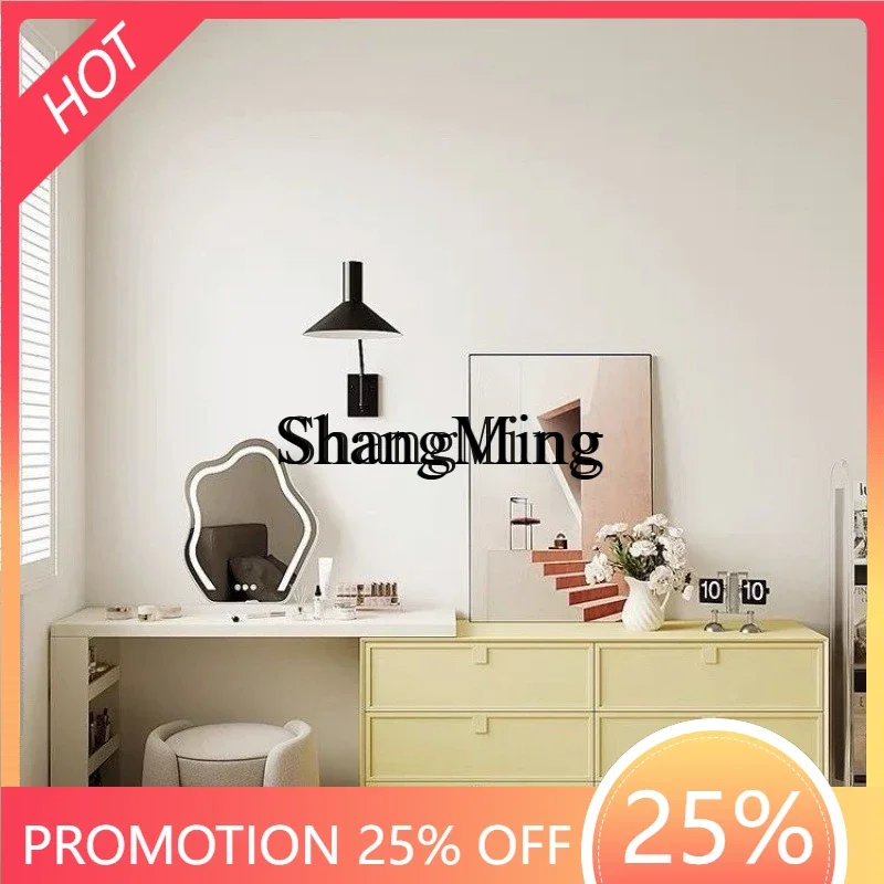 

CL modern simple storage cabinet corner tabledresser integrated cream wind solid wood makeup tabl