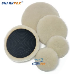 Sharkfox 4 Sizes 80-175mm 3M Wool Polishing Disc Car Waxing Polishing Buffing Car Paint Care Polisher Pads Auto Washing