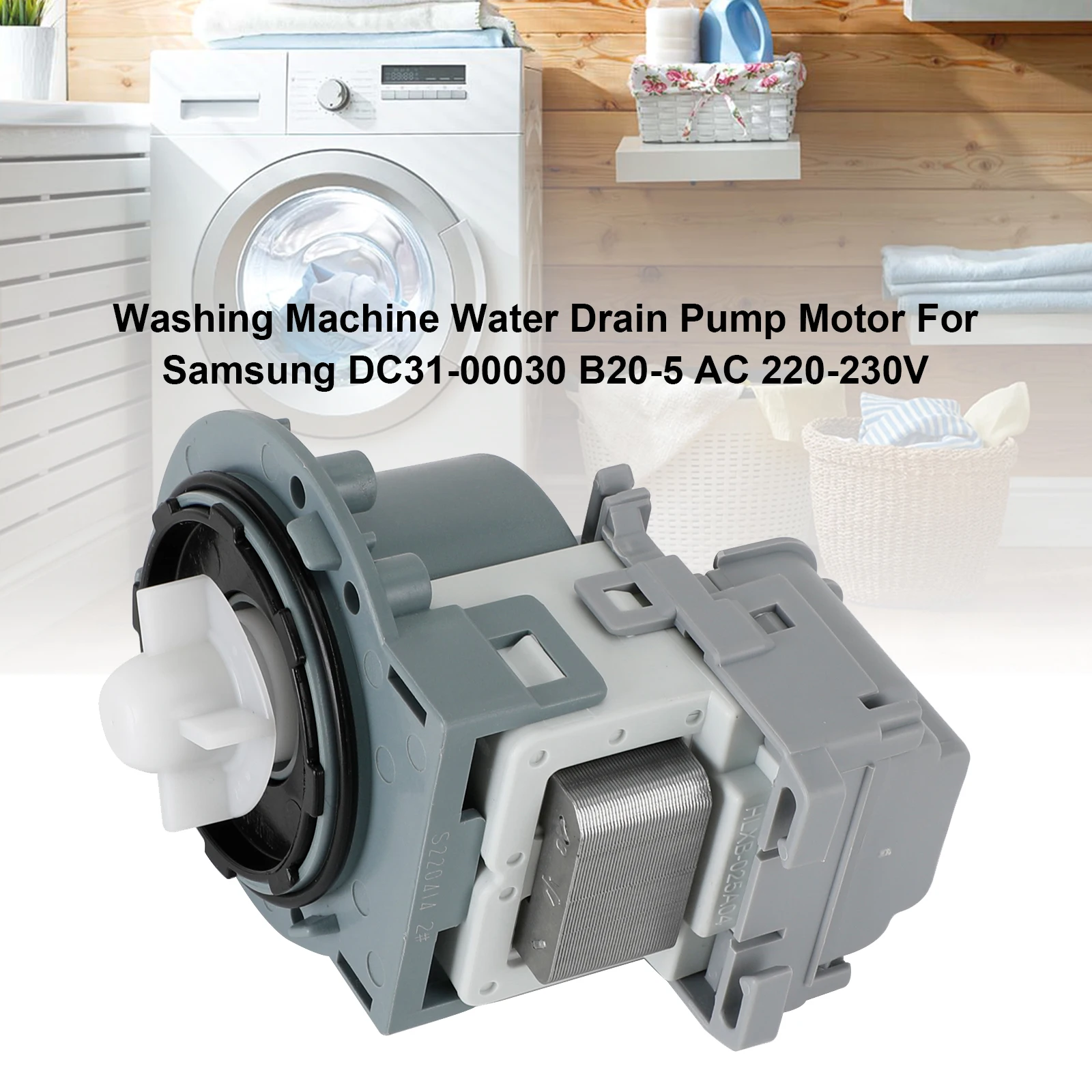 Areyouorshop Washing Machine Water Drain Pump Motor For Samsung DC31-00030 B20-5 AC 220-230V