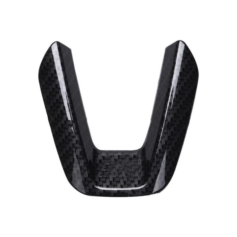 

X6HF ABS Steering Wheel Decorative Trim Easy Install Steering Wheel Sticker for Vehicle