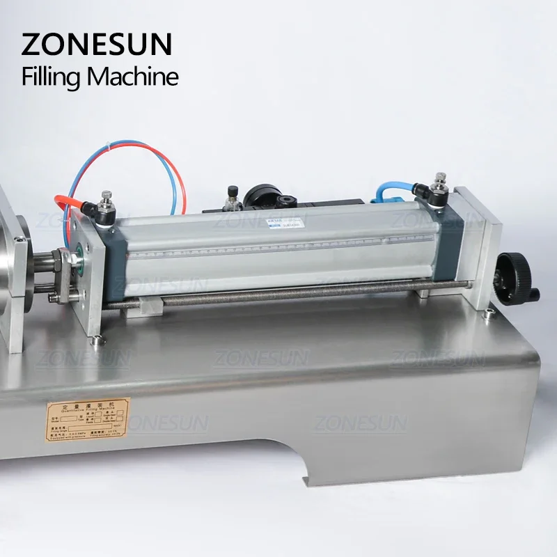 ZONESUN Fully Pneumatic Paste Disinfectant Sprays Shampoo Shower Gel Oil Detergent Bottle Dispenser Filling Machine