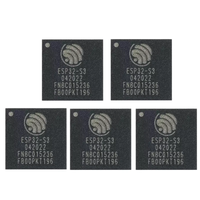 New High-Performance 5-10PCS ESP32-S3FN8 QFN-56 Wi-Fi + Bluetooth 5.0, 8MB, 32-bit Dual-Core MCU Chip