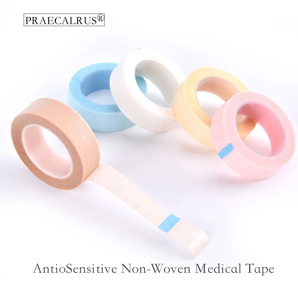 10Pcs PRAECLARUS Breathable Eyelash Tape 9M Anti-allergy Tape Easy To Apply Eye Lashes Grafting Tools For Eyelash Extension