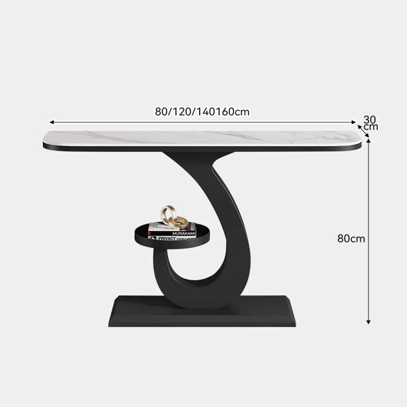 طاولات كونسول فاخرة بتصميم درج حديث ومداخل زخرفية لتخزين الطاولة وأثاث غرفة المعيشة