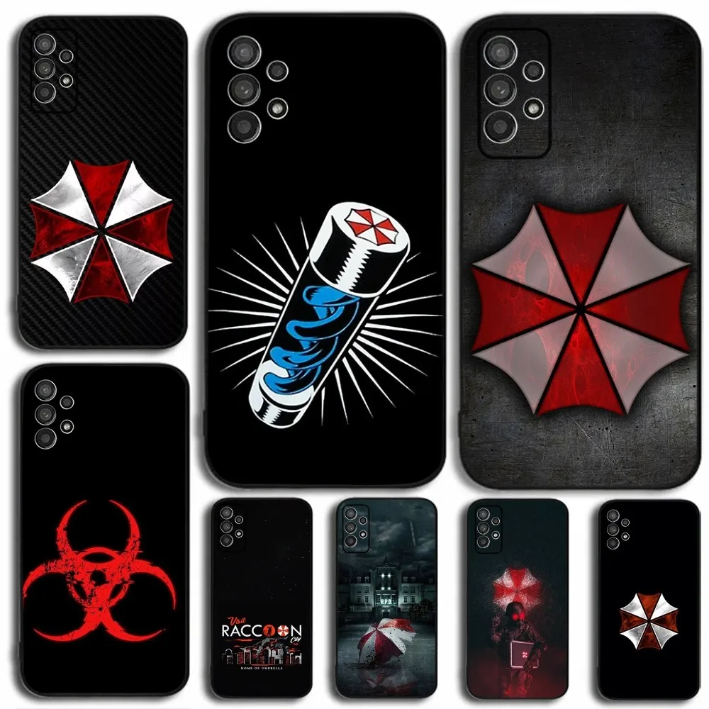 U-Umbrella C-Corporation Phone Case For Samsung Galaxy A13,A21s,A22,A31,A32,A52,A53,A71,A80,A91 Soft Black Cover