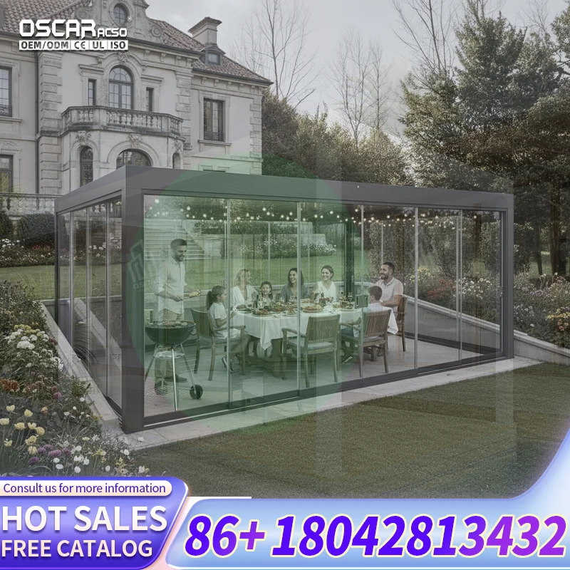 10x10 10x12 12x16 16x20 ft Bioclimatic Outdoor Adjustable Louvered Aluminum Alloy Roof Waterproof for Patio pergola