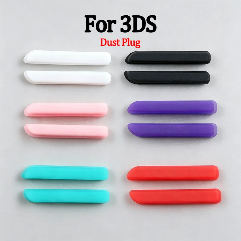 1Sets Replacement For 3DS Console Upper Top LCD Screen Front Rubber Feet Cover Lower Button Back Cover Rubber