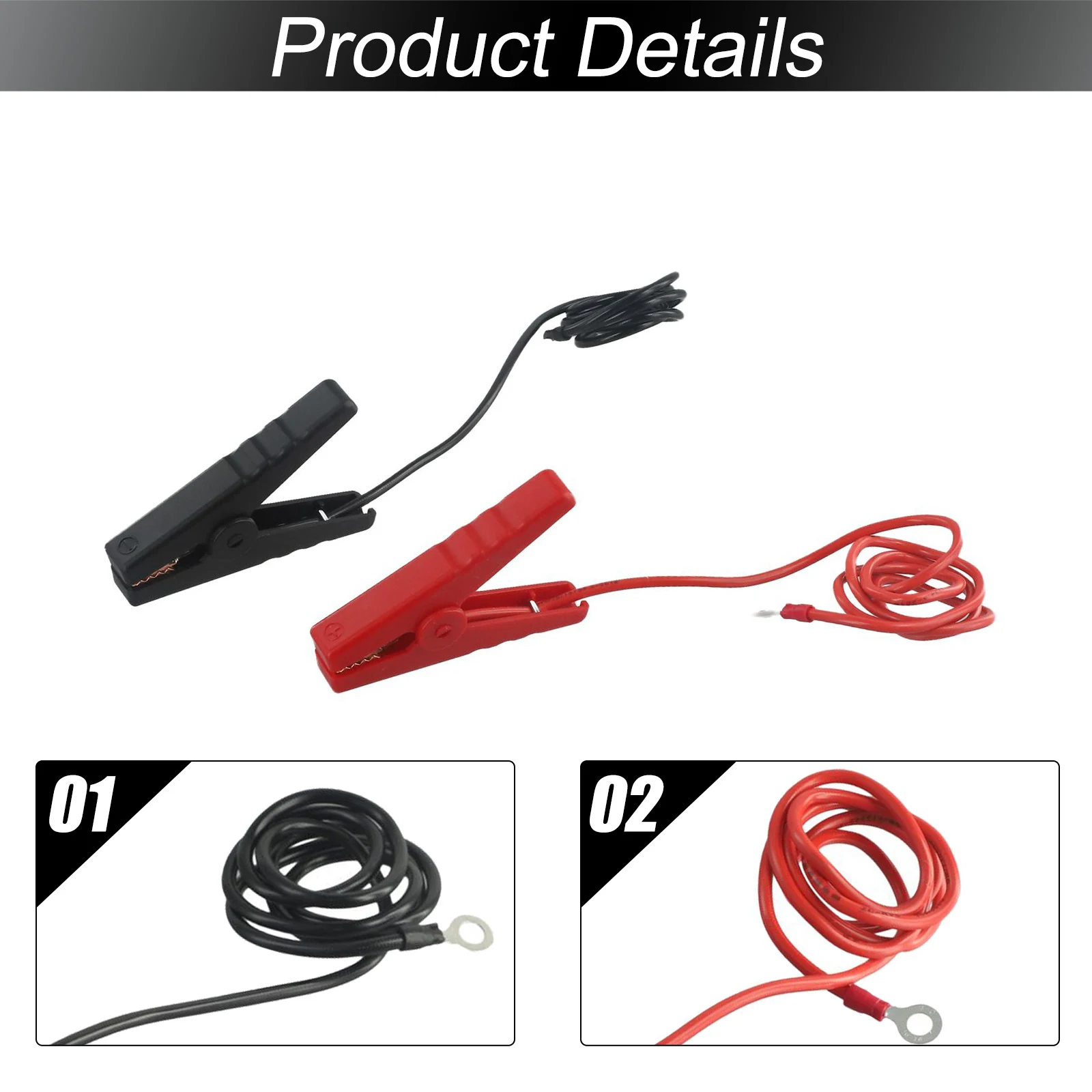 Two Electric Fence And Two For Alligator Clips For Connecting The Power Cord Suitable For Courtyards, Flowers And Vegetables