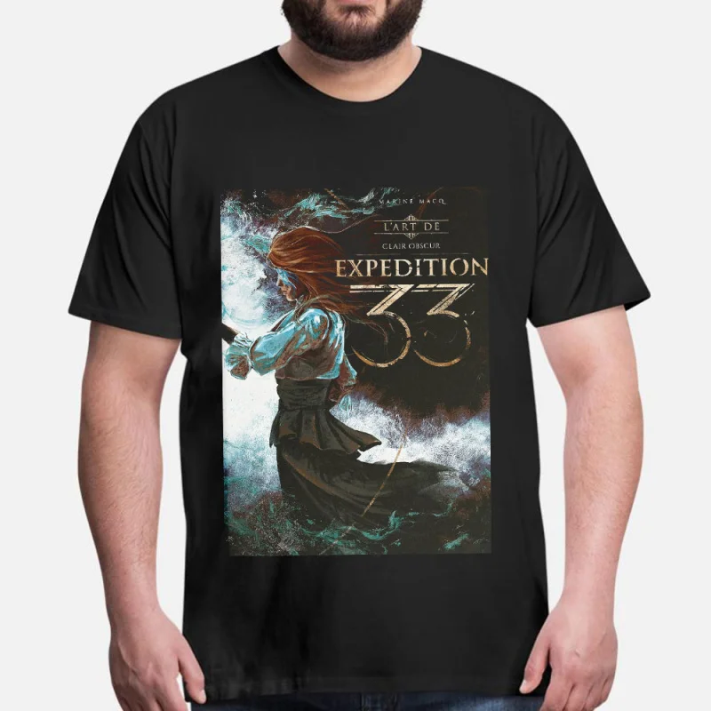 

0427 Clair Obscur Expedition 33 Gift for gamer 100% cotton printed tee Short Sleeve Graphic T-Shirt All size tops S-6XL